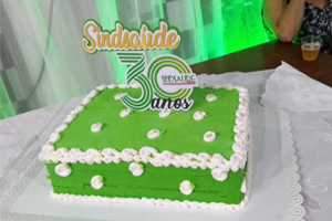 No último dia 20 o Seeb participou da comemoração dos 30 anos do Sindsaude Público