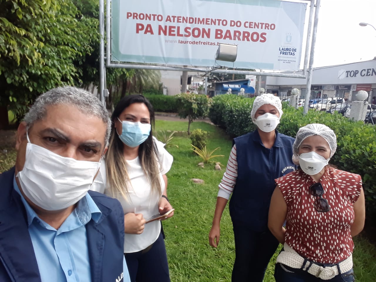 Representantes do Comitê de Enfermagem para Enfrentamento da Covid-19 na Bahia realizaram vistoria no Pronto Atendimento Nelson Barros
