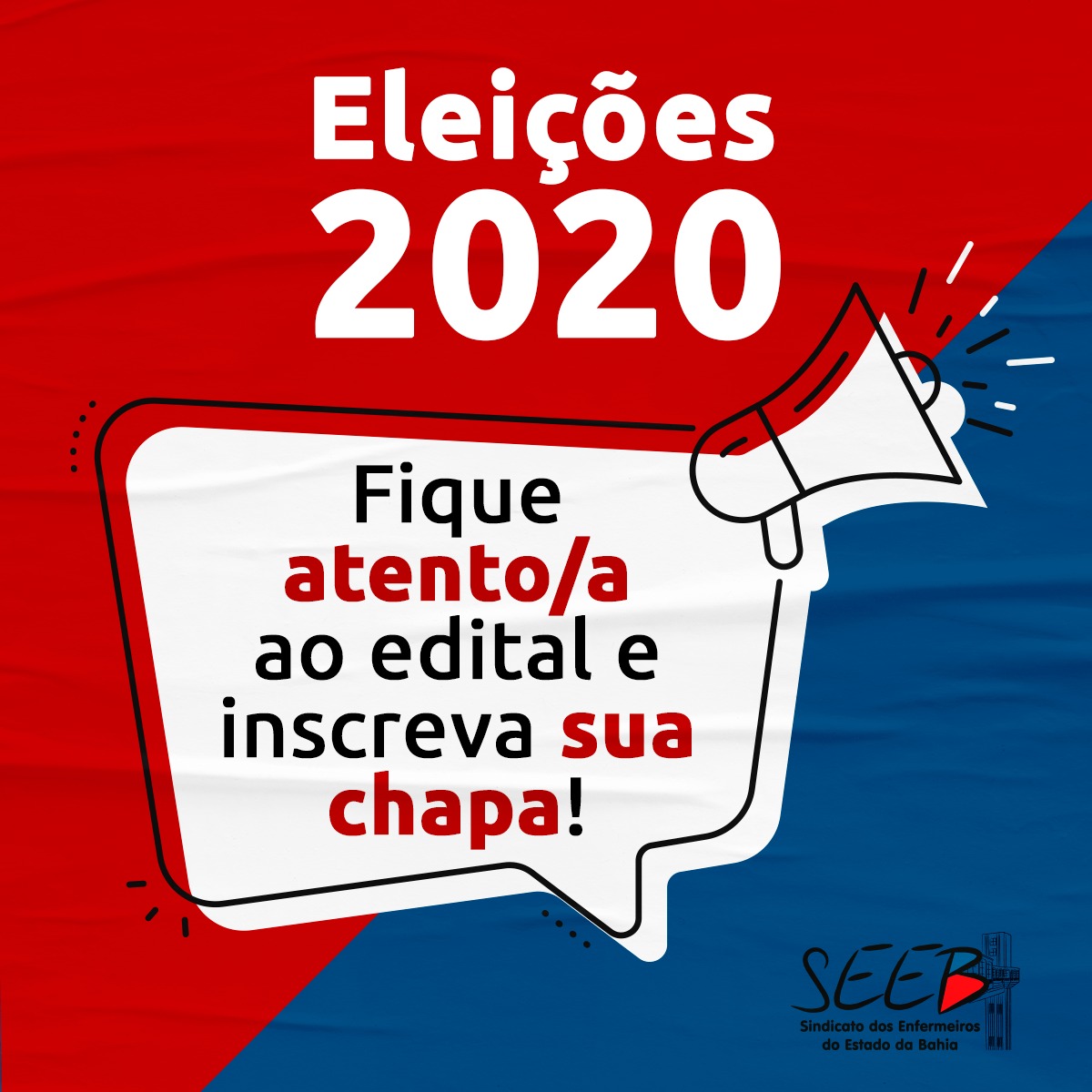 Edital de convocação eleições Seeb 2020
