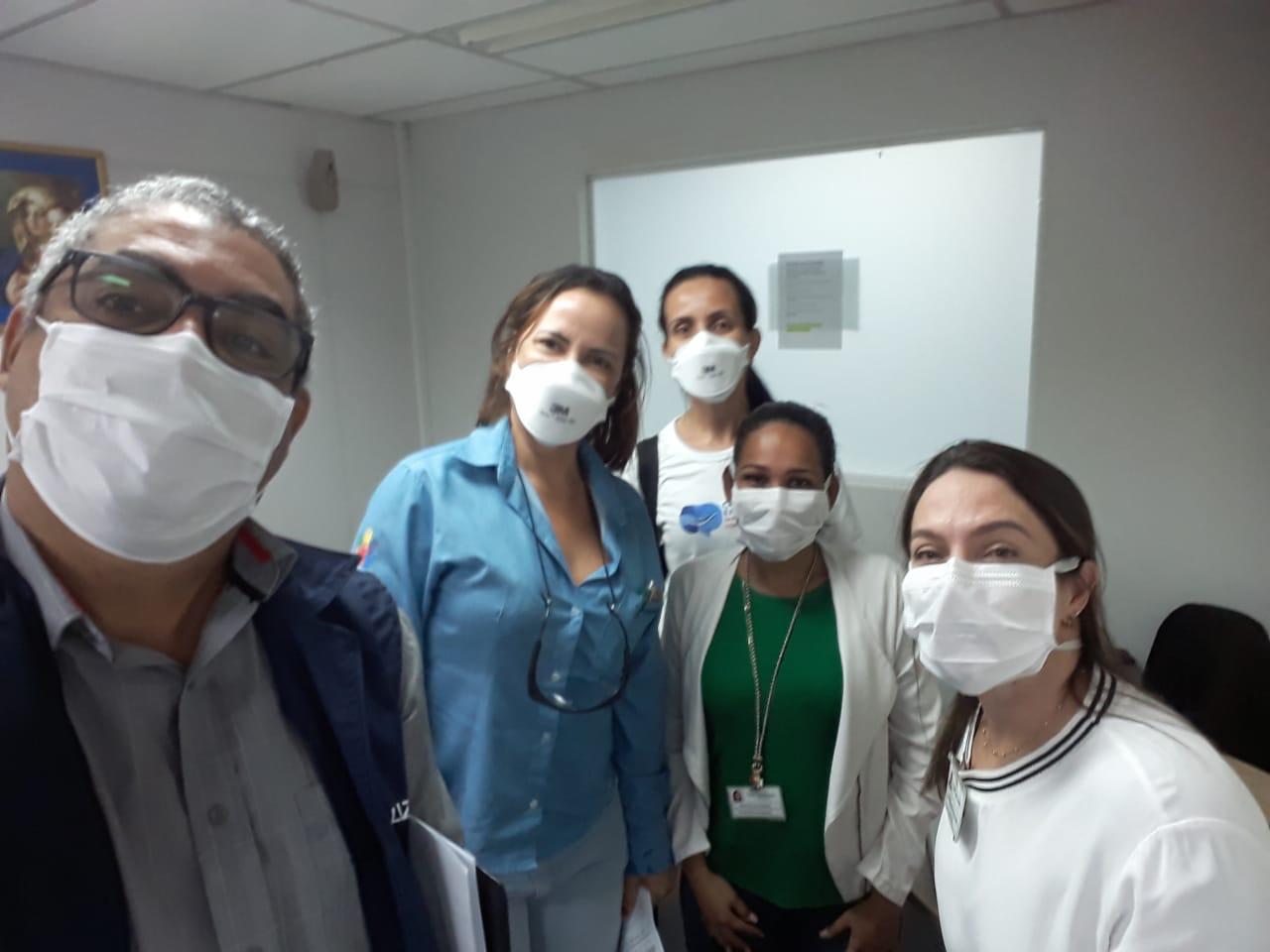 Visita ao Call Center do Hospital São Rafael, Salvador