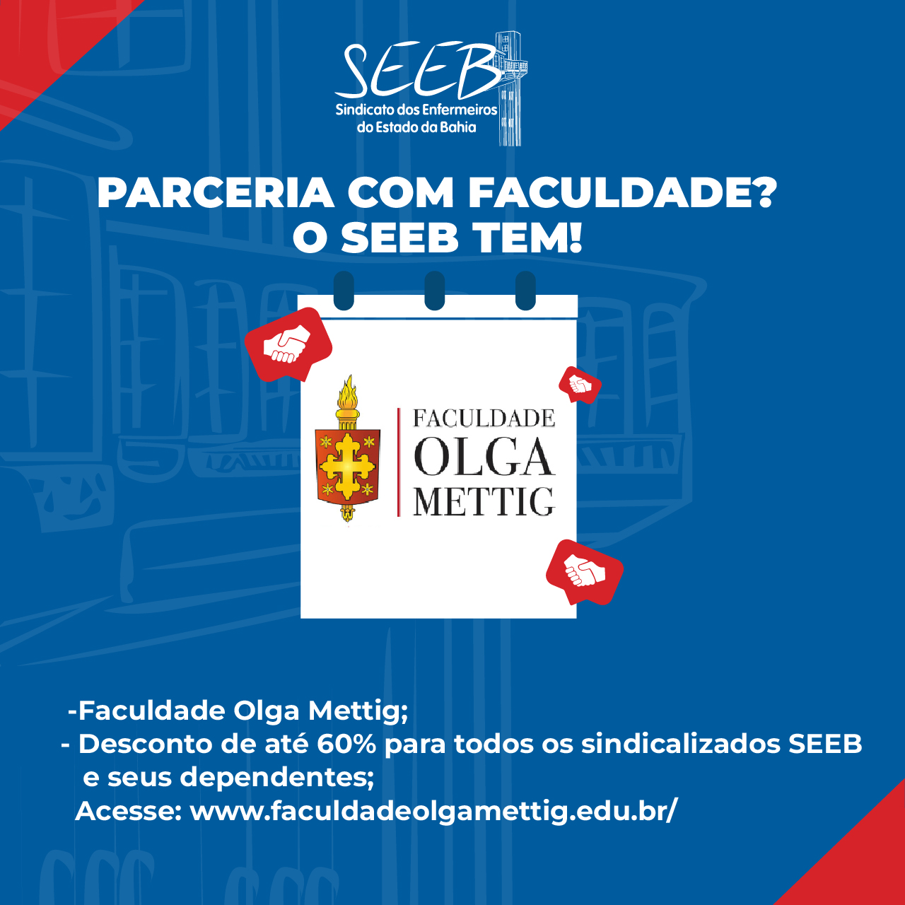 PARCERIA SEEB + Faculdade Olga Meeting