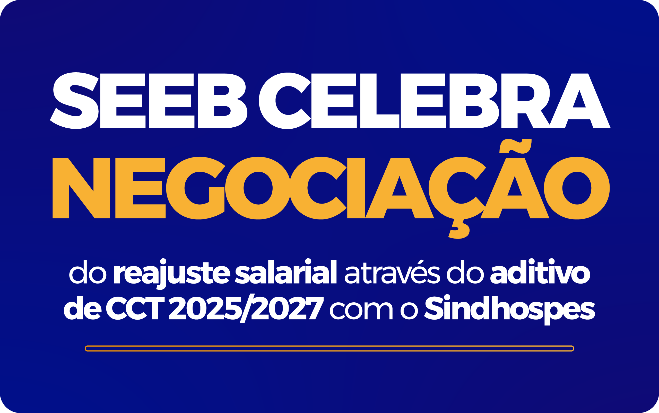 SEEB negociação SINDHOSPES